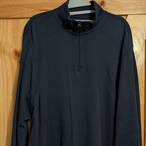 Vineyard Vines Pull Over Zip Large Navy Blue Large